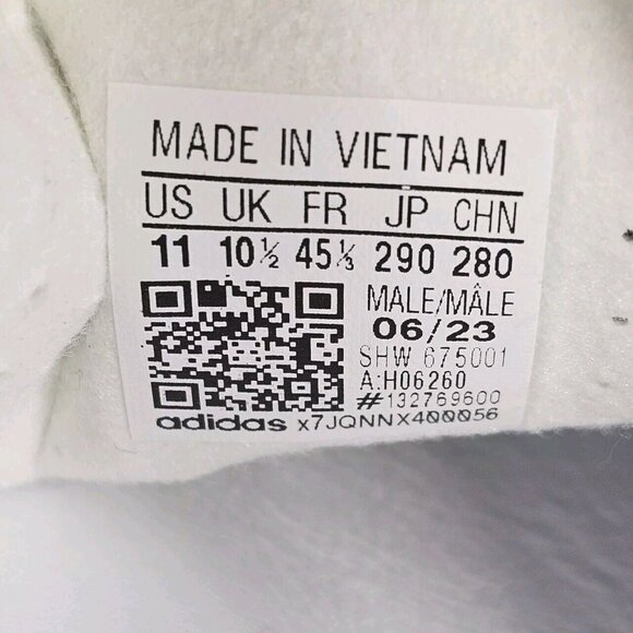 Adidas Gazelle Indoor Casual Low top Sneakers Blue White H06260 - Men's Size 11 - Picture 7 of 16